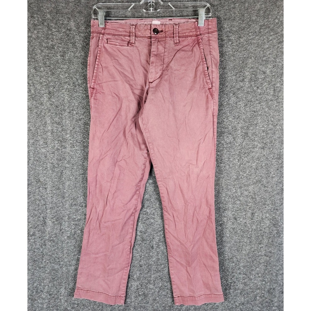 Gap Pants Womens 28x30 Straight Leg Pink Cotton Blend Chino EUC